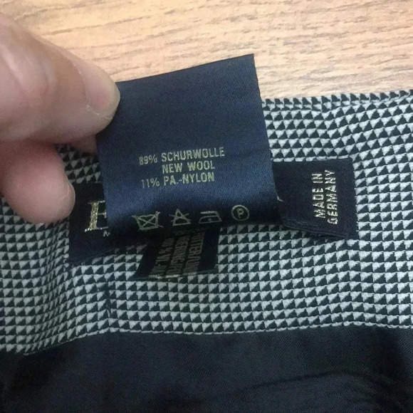 Vintage Escada Check Pencil Skirt - Picture 4 of 5